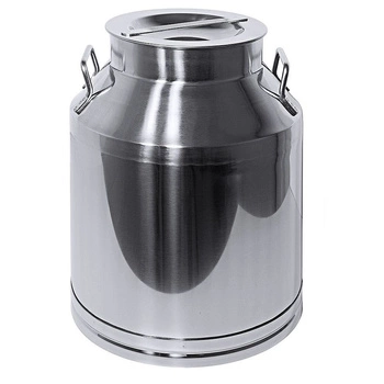 Bańka z pokrywą 25 l, stal nierdzewna | CONTACTO 3010/025