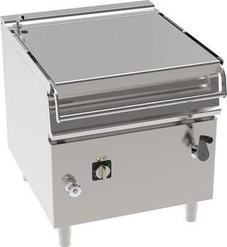 Patelnia gastronomiczna elektryczna 10 kW - poj. 80 l, manualnie uchylana | TECNOINOX 316192