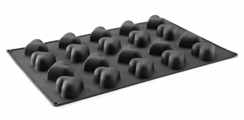 Forma silikonowa HEART, 57x37.5x(H)3.5 cm | HENDI 677254
