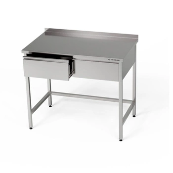 Stół roboczy nierdzewny z szufladami 80x60x85 cm | FORGAST
