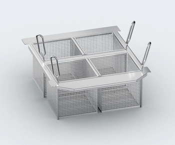 Zestaw 4 koszy porcjujących 1/6 GN do frytowania do iVario 2 - XS | RATIONAL 60.75.979
