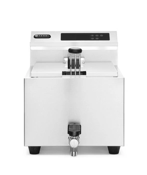 Frytownica elektryczna z panelem cyfrowym Mastercook z kranem spustowym - 8 l | HENDI 207369