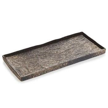 Talerz porcelanowy prostokątny COSMIC GOLD – 30x14 cm | REVOL RV-652420-4