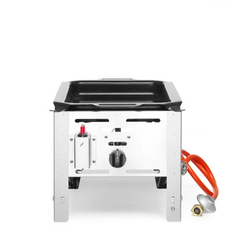 Patelnia gazowa Grill Master MINI, gazowa, 4.6 kW, 29x48 cm | HENDI 154601