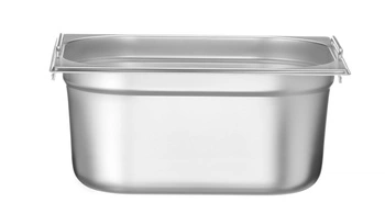 Pojemnik GN 1/2, gł. 15 cm stalowy z uchwytami | HENDI 817346