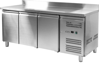 Stół chłodniczy 3-drzwiowy z rantem| YATO YG-05255