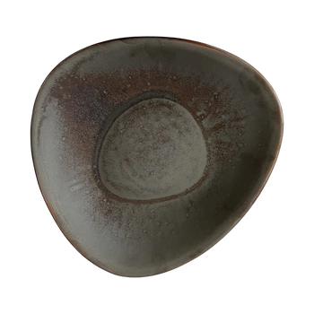 Talerz głęboki Delta Cristall hematyt 27 cm | KERA CERAMIKA 15.5.HEMATYT