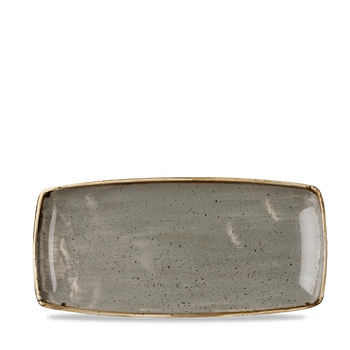 Półmisek porcelanowy Peppercorn Grey 29,5x14 cm | FINE DINE SPGSOP111