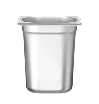 Pojemnik GN 1/6 gł. 20 cm ze stali nierdzewnej BUDGET LINE | HENDI 800652