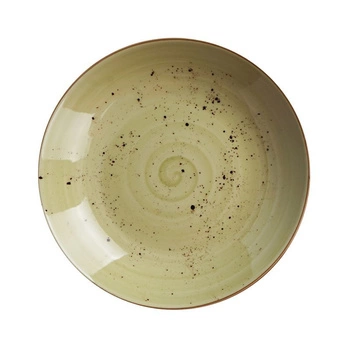 Talerz porcelanowy głęboki Olive śr. 23 cm | FINE DINE 778005