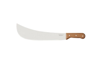 Maczeta z zaokrąglonym ostrzem i drewnianą rękojeścią 37 cm | TRAMONTINA 26622-014