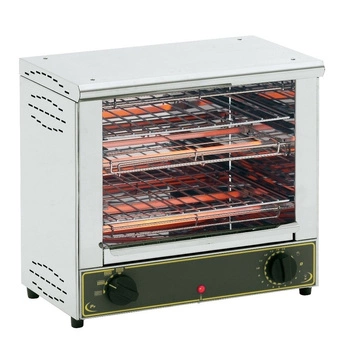 Opiekacz elektryczny, 3.2 kW, 2x 35x24 cm | ROLLER GRILL BAR2000