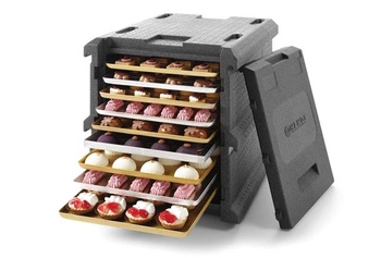 Pojemnik termoizolacyjny cateringowy Profi Line, 128 l, 9 blach 60x40 cm | HENDI 707685