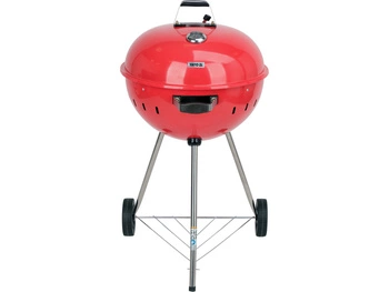 Grill węglowy, okrągły, śr. 54 cm, czerwony | YATO YG-20304