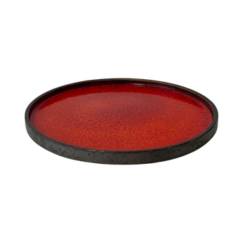 Talerz płytki z rantem Arondi rubin 25 cm | KERA CERAMIKA 18.2.RUBIN