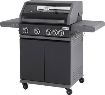 Grill gazowy Okaya z szybą, 5 palników (4+1) | YATO YG-20010