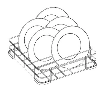 Kosz do talerzy | LOZAMET T320