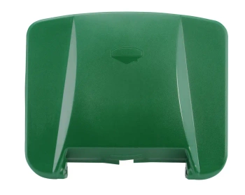 Pokrywa do kosza na śmieci 120 l, zielona | HENDI 873465