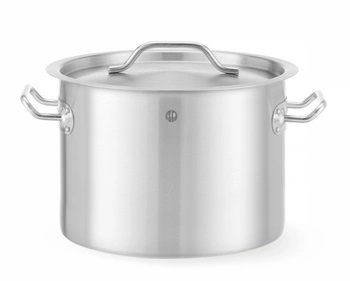 Garnek ze stali nierdzewnej średni - poj. 9 l BUDGET | HENDI 832820