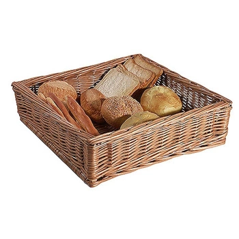 Koszyk na pieczywo kwadratowy, polipropylen 35x35x10 cm | CONTACTO 4881/350