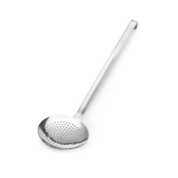 Łyżka cedzakowa monoblok, średnica 16 cm, długość 43 cm | FORGAST FG11161