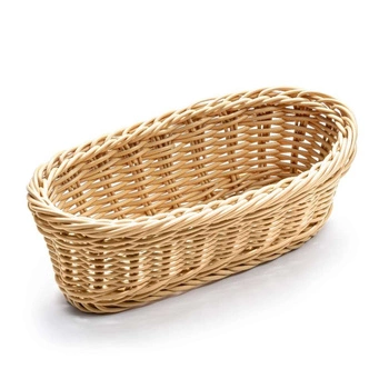 Koszyk na pieczywo owalny, polipropylen, 23x15x6,5 cm | FORGAST FG03332