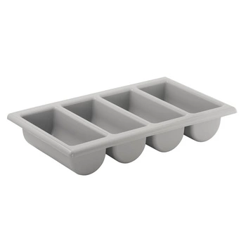 Pojemnik na sztućce szary GN 1/1 | APS 40011