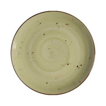 Talerz porcelanowy płytki Olive śr. 19 cm | FINE DINE 777978