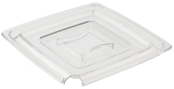 Pokrywa do miski PURE z otworem na łyżkę, 19.5x19.5x1.5 cm | APS 83600