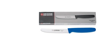 Zestaw noży z falistą krawędzią - 11 cm, 6-częściowy, niebieski | GIESSER MESSER 8365 wsp 11-6 b