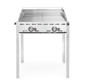 Grill gazowy Green Fire Profi Line 2-palnikowy, 11.6 kW | HENDI 149621