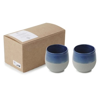 Kubek porcelanowy No.W poj. 2x200 ml niebieski | TOM GAST RV-654774-SET