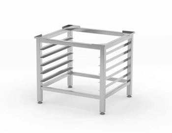 Podstawa pod piec, 71x64x62 cm, stal nierdzewna, 5 tac | HENDI 220894