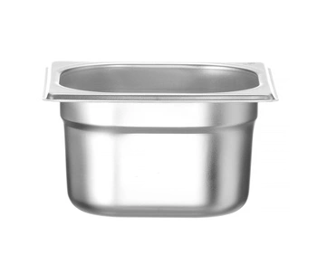 Pojemnik GN 1/6 gł. 10 cm ze stali nierdzewnej BUDGET LINE | HENDI 800638