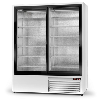 Szafa chłodnicza przeszklona przyścienna | RAPA SCh-SR 1400 W