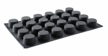 Forma silikonowa MUFFIN, 57x37.5x(H)4 cm | HENDI 677223