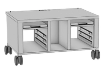 Podstawa na kółkach skrętnych do iVario 2-S | RATIONAL 60.31.320