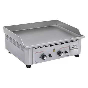 Płyta grillowa gazowa 2-strefowa, stalowa, 60x45 cm | ROLLER GRILL PSI 600 G