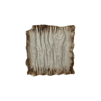 Talerz płytki prostokątny Moku dolomit 21 x 21 cm | KERA CERAMIKA 16.3.DOLOMIT