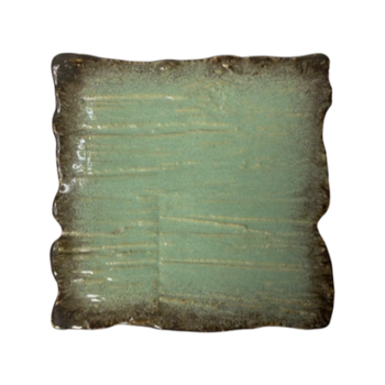 Talerz płytki prostokątny Moku agat 30 x 30 cm | KERA CERAMIKA 16.5.AGAT