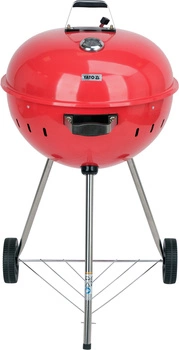 Grill węglowy, okrągły, śr. 54 cm, czerwony | YATO YG-20304