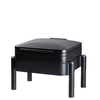 Podgrzewacz stołowy Premium, GN 2/3, pełna pokrywa, czarny mat | AMBITION 287615