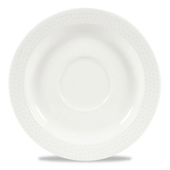 Spodek porcelanowy pod filiżankę Isla śr. 12,8 cm | FINE DINE WHISISS1