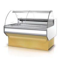 Lada chłodnicza z szybą giętą | RAPA L-B2/122/107