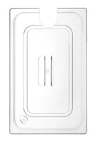 Pokrywka z poliwęglanu do GN 1/1 z wycięciem na sous vide | HENDI 864203