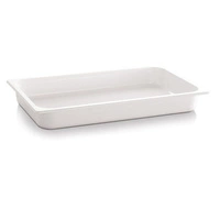 Pojemnik GN 1/4 gł. 6,5 cm z melaminy biały | APS 83751