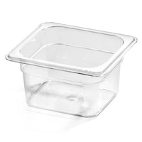Pojemnik GN 1/6 gł. 10 cm z poliwęglanu | FORGAST FG06761