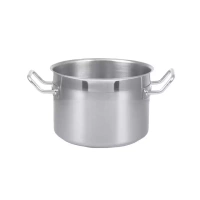 Garnek ze stali nierdzewnej średni, satynowany, poj. 57 l, 50 cm | AMBITION 307022