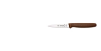 Nóż do obierania - 8 cm, brązowy | GIESSER MESSER 8315 sp 8,0 br