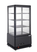 Witryna chłodnicza 78 l czarna | FORGAST FG07748